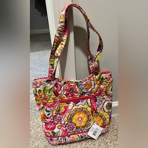 Vera Bradley Bucket Tote Bag Purse in Clementine